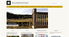 Desktop Screenshot of irishlandscapeinstitute.com